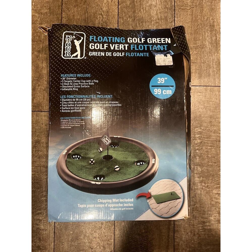 Floating Golf Green PGA TOUR Backyard Floating Pool Game Balls Are missing - Picture 3 of 16